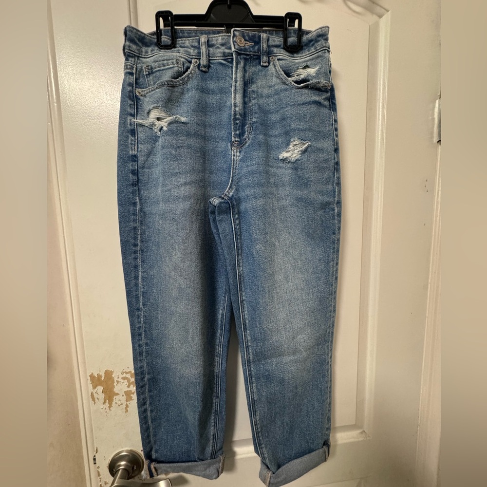 AE Stretch Mom Straight Jean